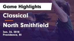 Classical  vs North Smithfield  Game Highlights - Jan. 26, 2018