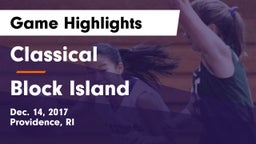 Classical  vs Block Island  Game Highlights - Dec. 14, 2017