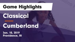 Classical  vs Cumberland  Game Highlights - Jan. 10, 2019