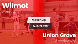 Matchup: Wilmot vs. Union Grove  2017