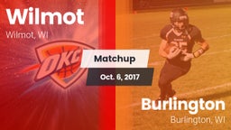 Matchup: Wilmot vs. Burlington  2017