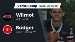 Recap: Wilmot  vs. Badger  2018