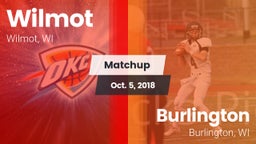 Matchup: Wilmot vs. Burlington  2018