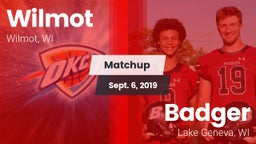 Matchup: Wilmot vs. Badger  2019