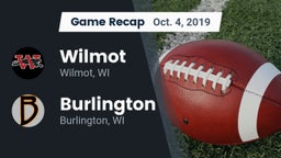 Recap: Wilmot  vs. Burlington  2019