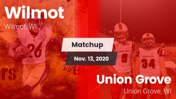 Matchup: Wilmot vs. Union Grove  2020