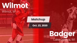 Matchup: Wilmot vs. Badger  2020