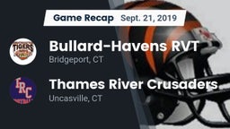 Recap: Bullard-Havens RVT  vs. Thames River Crusaders 2019