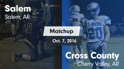Matchup: Salem vs. Cross County  2016