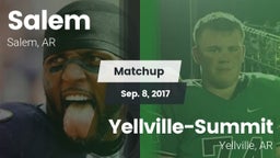 Matchup: Salem vs. Yellville-Summit  2017