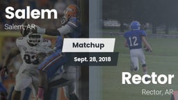 Matchup: Salem vs. Rector  2018