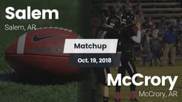 Matchup: Salem vs. McCrory  2018