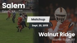 Matchup: Salem vs. Walnut Ridge  2019