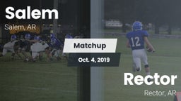 Matchup: Salem vs. Rector  2019