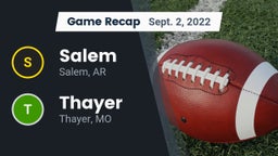 Recap: Salem  vs. Thayer  2022