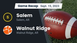 Recap: Salem  vs. Walnut Ridge  2023