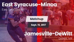 Matchup: East Syracuse-Minoa vs. Jamesville-DeWitt  2017
