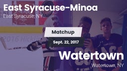 Matchup: East Syracuse-Minoa vs. Watertown  2017
