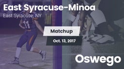 Matchup: East Syracuse-Minoa vs. Oswego  2017