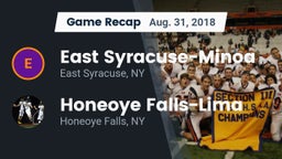 Recap: East Syracuse-Minoa  vs. Honeoye Falls-Lima  2018