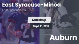 Matchup: East Syracuse-Minoa vs. Auburn 2018