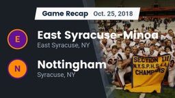Recap: East Syracuse-Minoa  vs. Nottingham  2018
