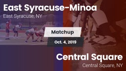 Matchup: East Syracuse-Minoa vs. Central Square  2019