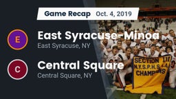 Recap: East Syracuse-Minoa  vs. Central Square  2019