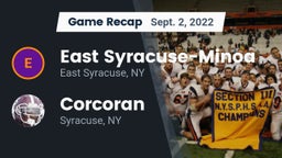 Recap: East Syracuse-Minoa  vs. Corcoran  2022