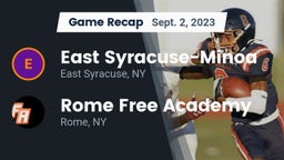 Recap: East Syracuse-Minoa  vs. Rome Free Academy  2023