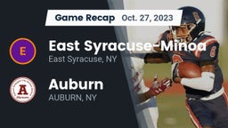 Recap: East Syracuse-Minoa  vs. Auburn  2023