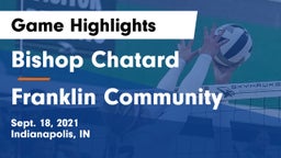 Bishop Chatard  vs Franklin Community  Game Highlights - Sept. 18, 2021
