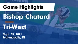 Bishop Chatard  vs Tri-West Game Highlights - Sept. 25, 2021