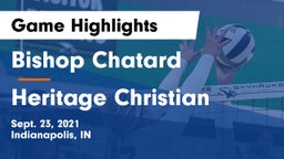 Bishop Chatard  vs Heritage Christian  Game Highlights - Sept. 23, 2021