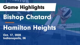Bishop Chatard  vs Hamilton Heights  Game Highlights - Oct. 17, 2020