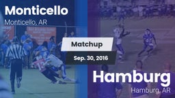 Matchup: Monticello vs. Hamburg  2016