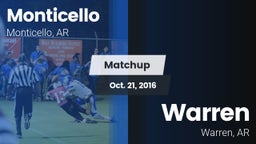 Matchup: Monticello vs. Warren  2016