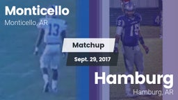Matchup: Monticello vs. Hamburg  2017