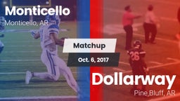Matchup: Monticello vs. Dollarway  2017