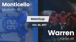 Matchup: Monticello vs. Warren  2017
