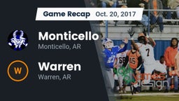 Recap: Monticello  vs. Warren  2017