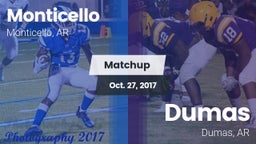 Matchup: Monticello vs. Dumas  2017