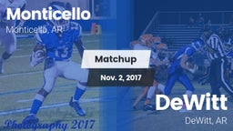 Matchup: Monticello vs. DeWitt  2017