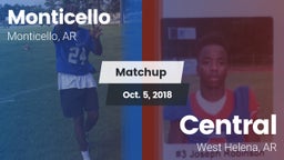 Matchup: Monticello vs. Central  2018