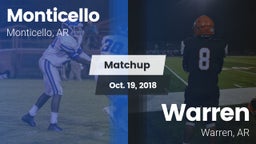 Matchup: Monticello vs. Warren  2018