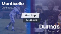 Matchup: Monticello vs. Dumas  2018