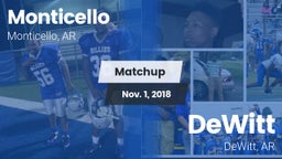 Matchup: Monticello vs. DeWitt  2018