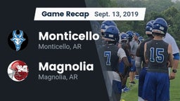 Recap: Monticello  vs. Magnolia  2019
