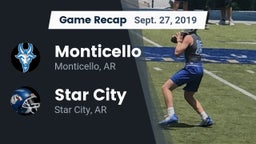 Recap: Monticello  vs. Star City  2019