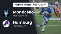 Recap: Monticello  vs. Hamburg  2019